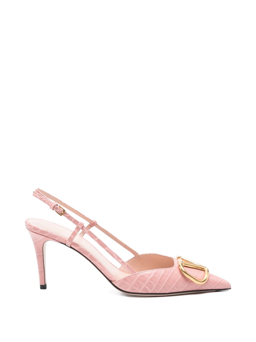 Valentino Garavani Women Vlogo Signature Leather Slingback Pumps VALENTINO GARAVANI