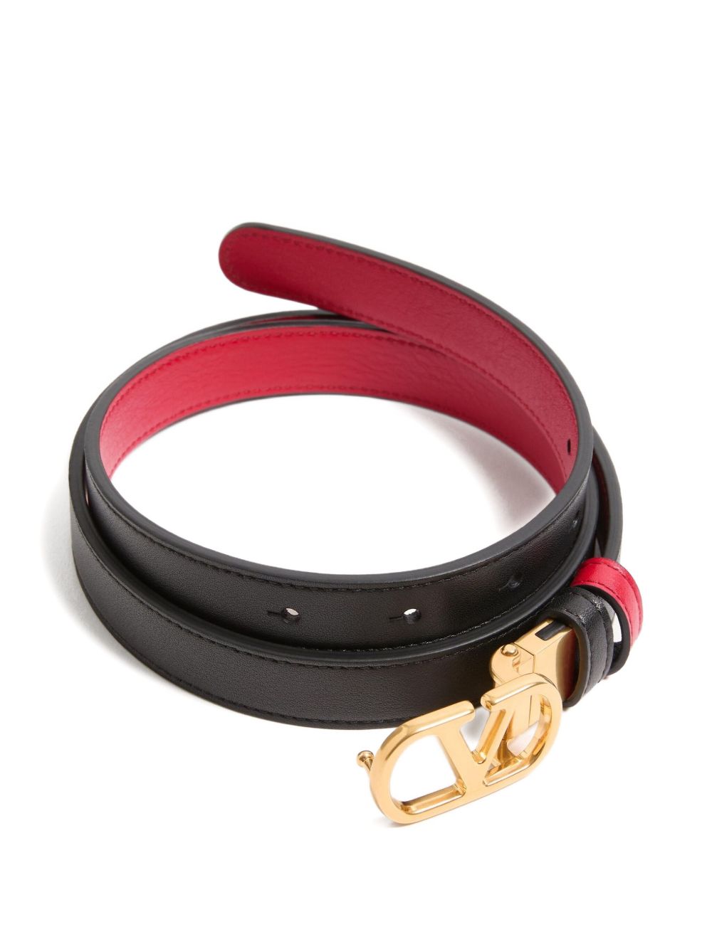 Valentino Garavani Women Vlogo Signature Leather Belt VALENTINO GARAVANI