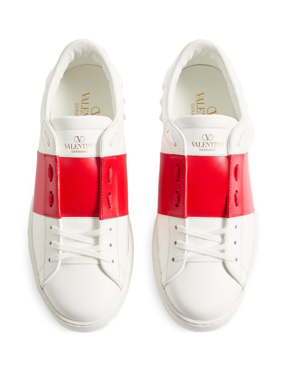 Valentino Garavani Men Open Leather Sneakers VALENTINO GARAVANI