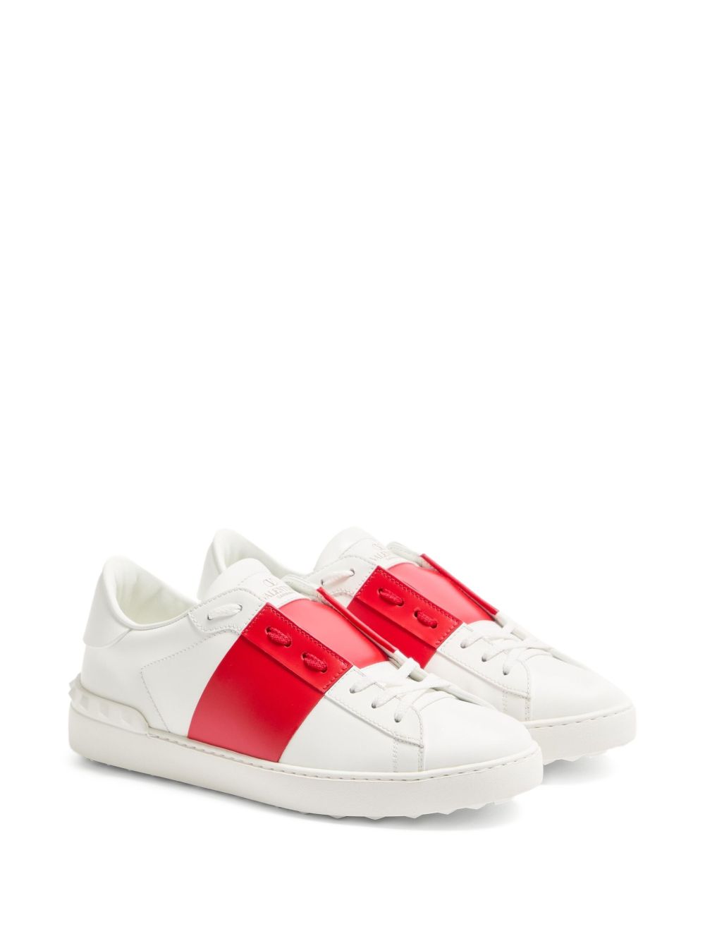 Valentino Garavani Men Open Leather Sneakers VALENTINO GARAVANI