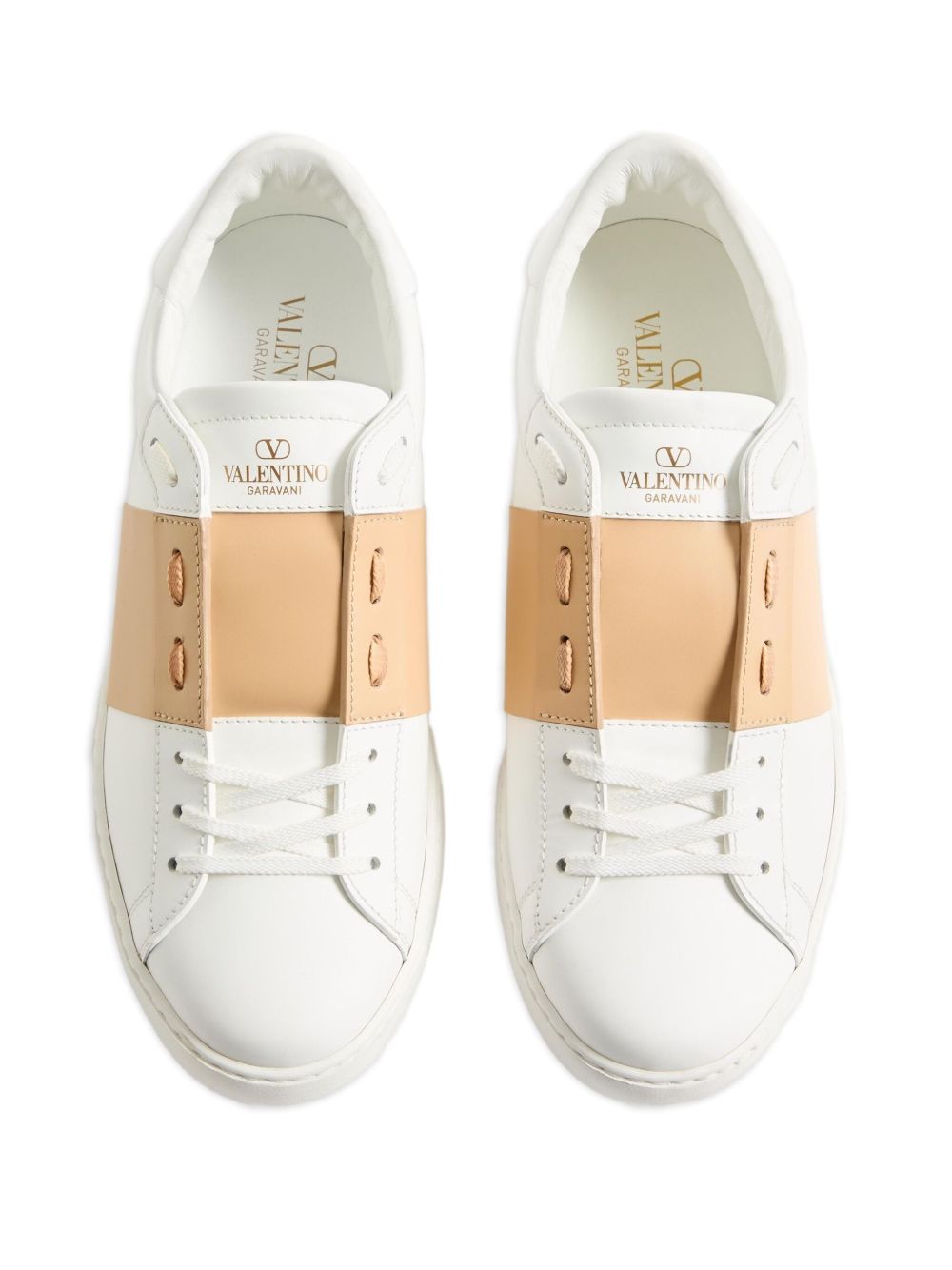 Valentino Garavani Men Open Leather Sneakers VALENTINO GARAVANI