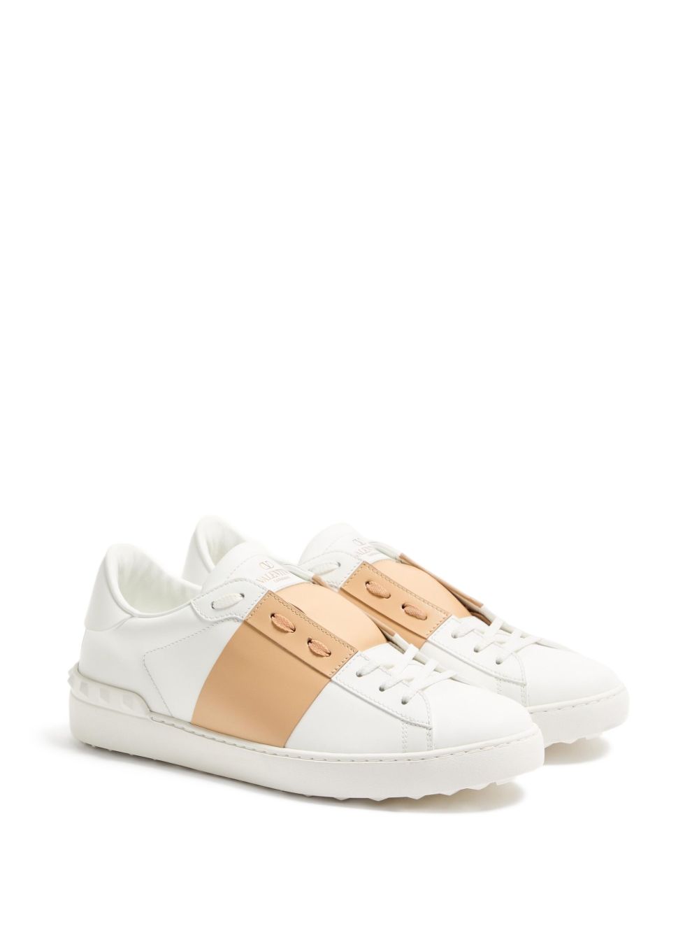 Valentino Garavani Men Open Leather Sneakers VALENTINO GARAVANI