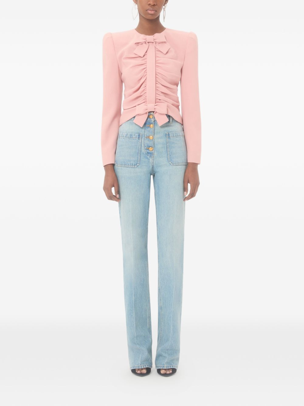 Valentino Women Denim Cotton Jeans VALENTINO