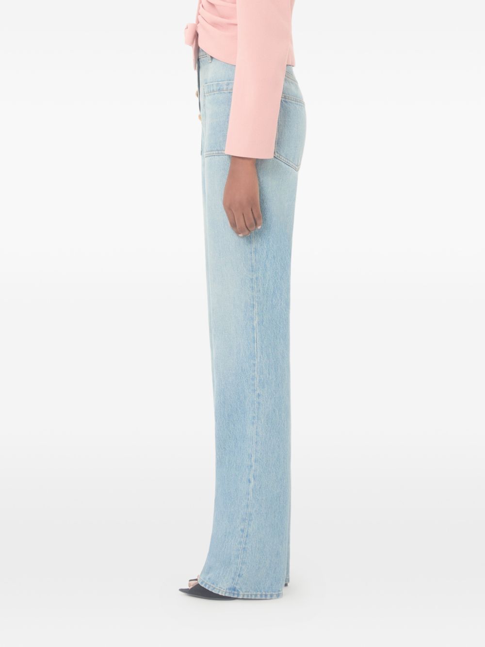 Valentino Women Denim Cotton Jeans VALENTINO