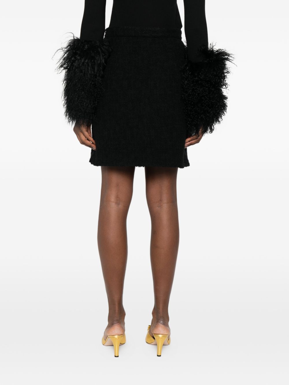 Valentino Women Vlogo Signature Wool Skirt VALENTINO