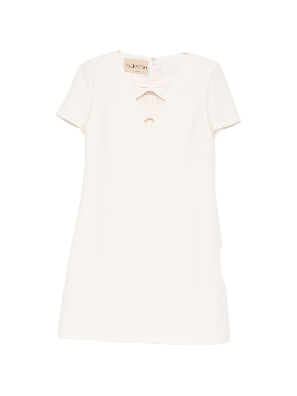 Valentino Women Wool And Silk Blend Short Dress
