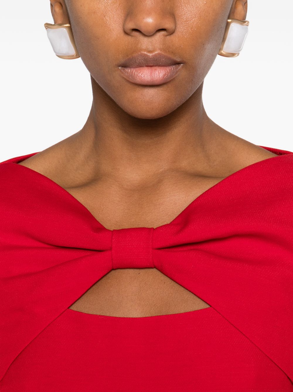 Valentino Women Wool And Silk Mini Dress VALENTINO