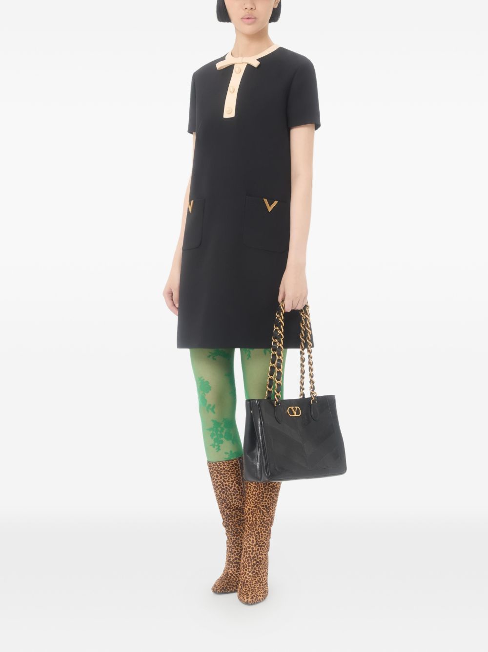 Valentino Women Wool And Silk Blend Dress VALENTINO