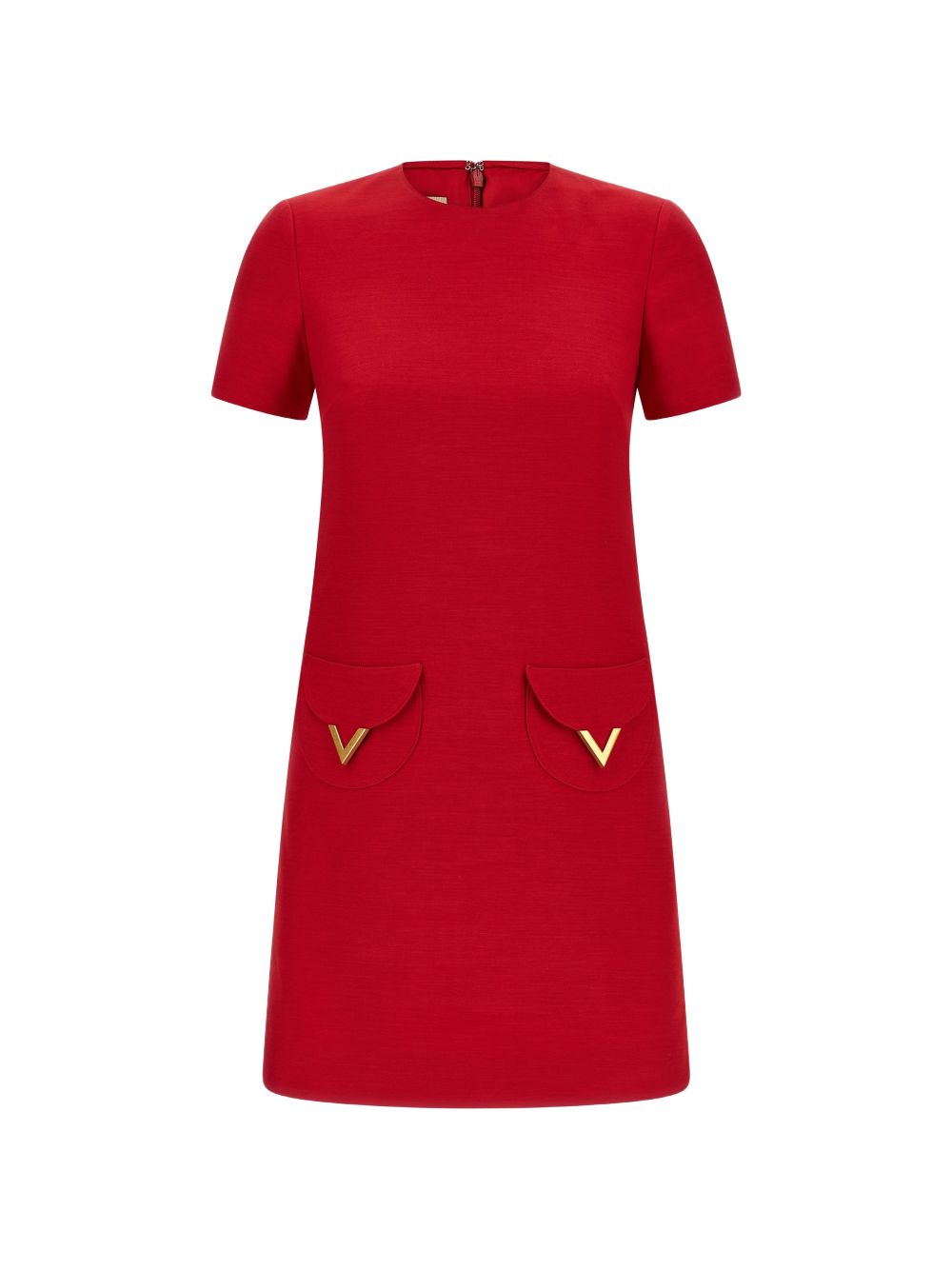 Valentino Women Vlogo Signature Wool And Silk Dress VALENTINO