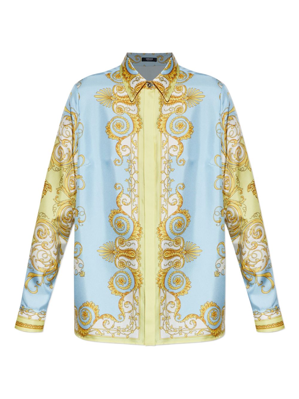 Versace Women Barocco Print Silk Shirt VERSACE