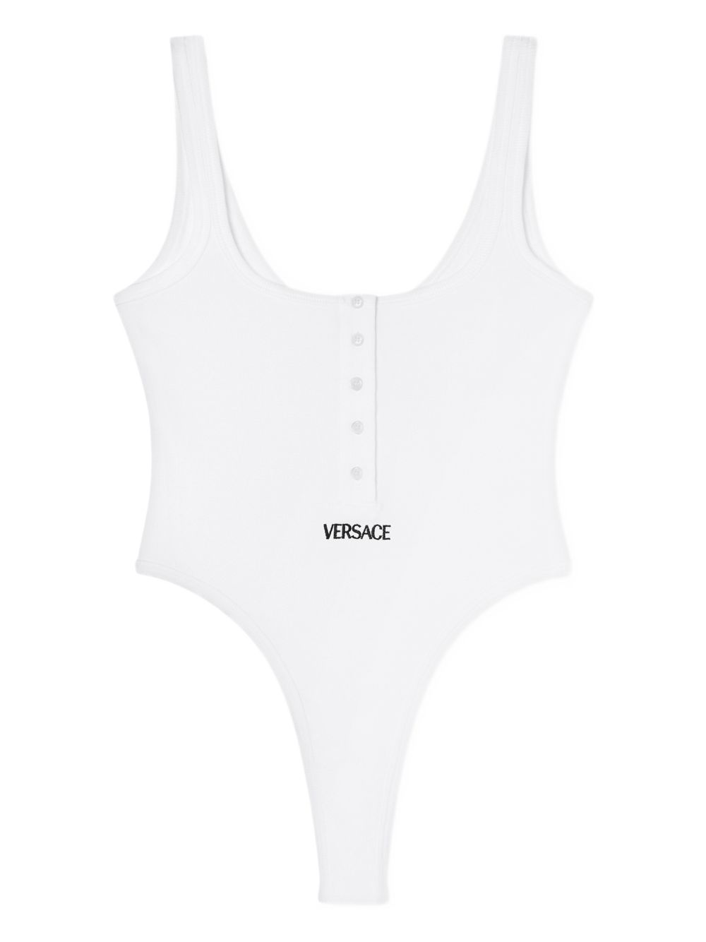 Versace Women Logo Cotton Bodysuit VERSACE