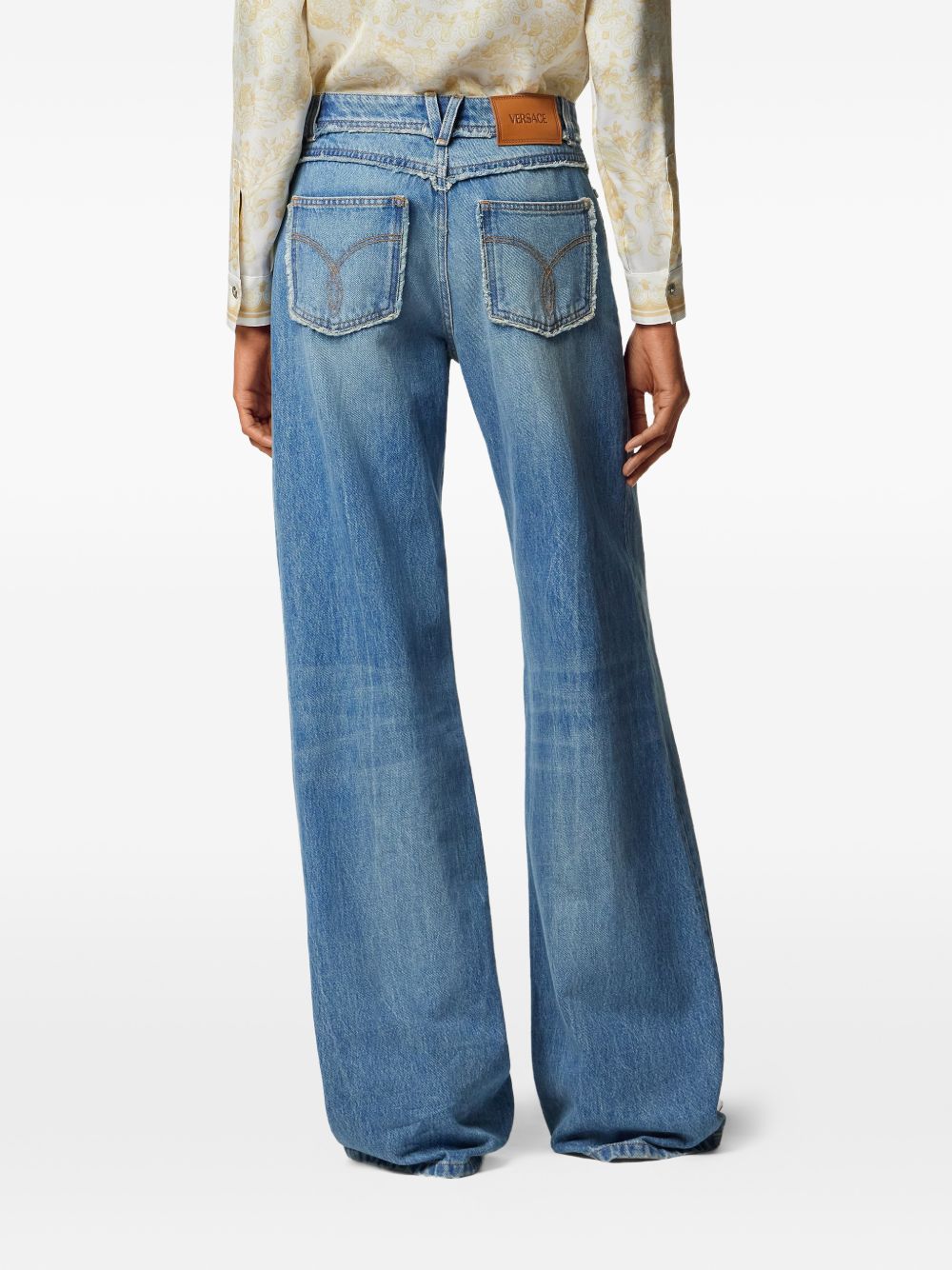 Versace Women Denim Cotton Jeans VERSACE