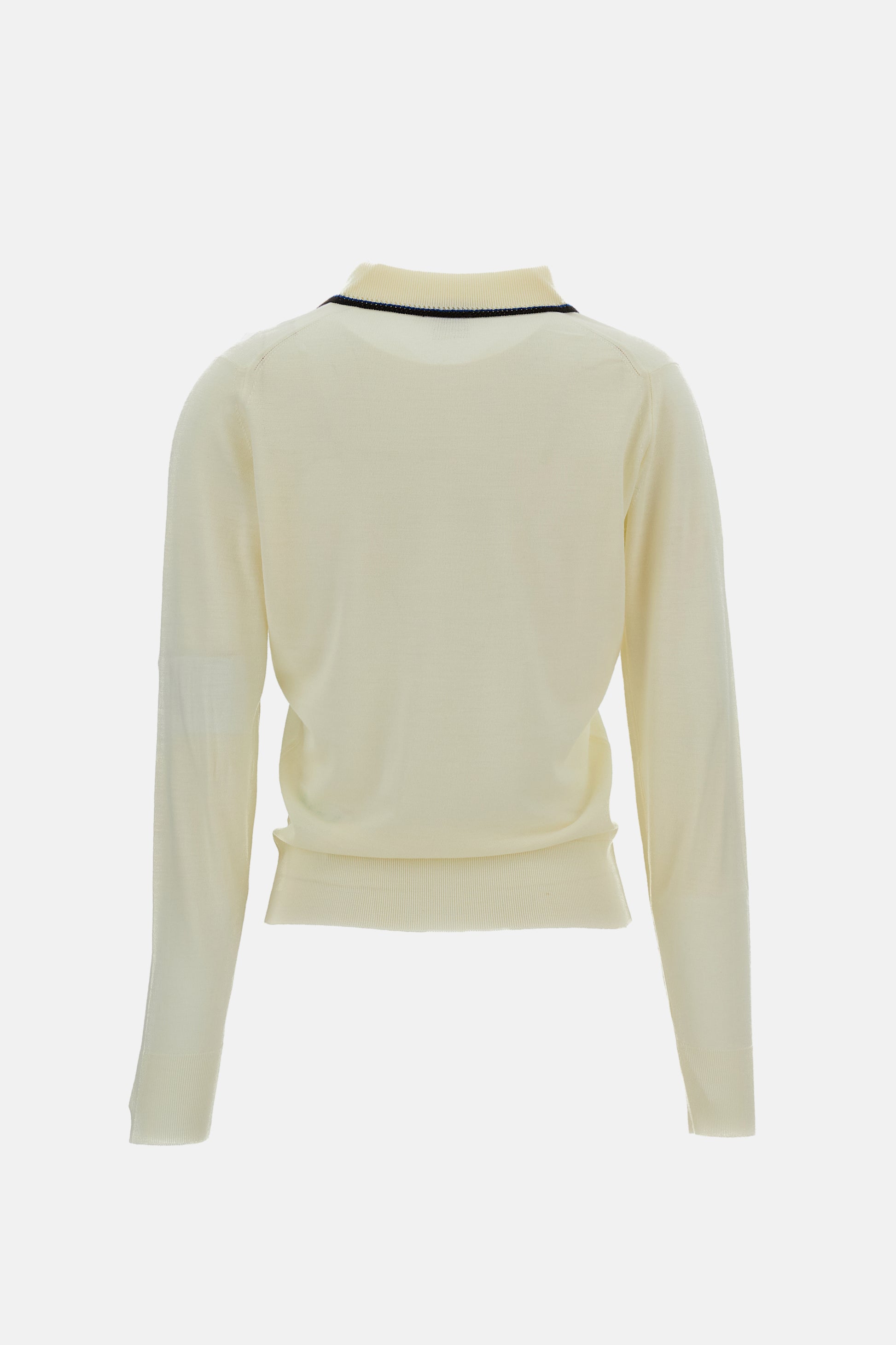 Wales Bonner Women Long Sleeved Polo Shirt John Smedley For Wales Bonner WALES BONNER