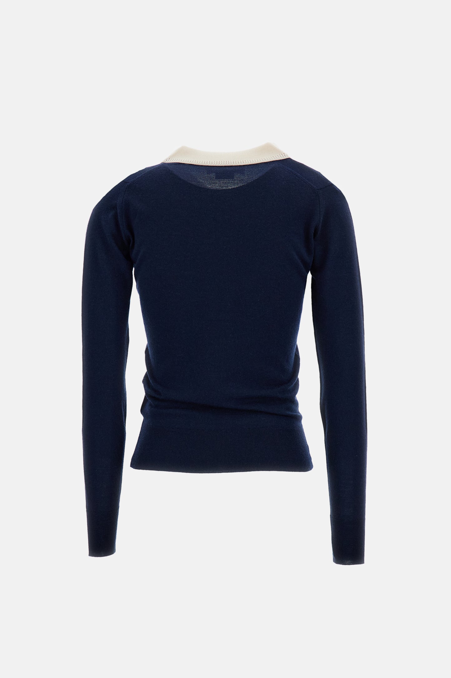 Wales Bonner Women Long Sleeved Polo Shirt John Smedley For Wales Bonner