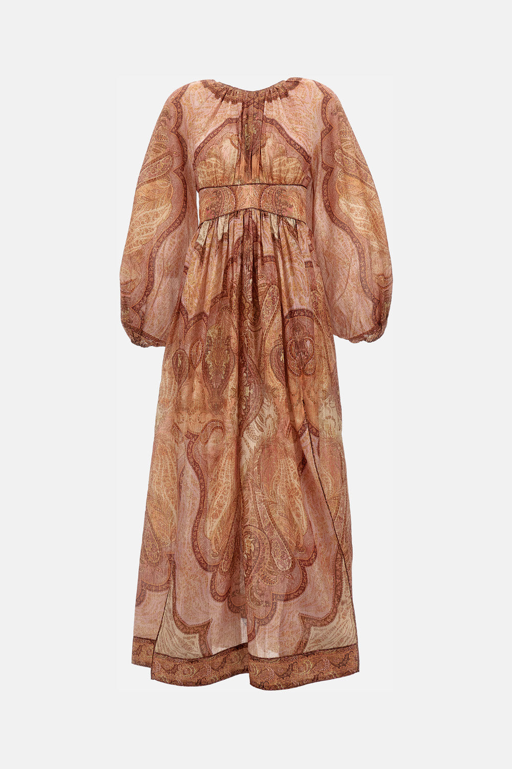 Zimmermann Women Long Sleeve Midi Dress ZIMMERMANN