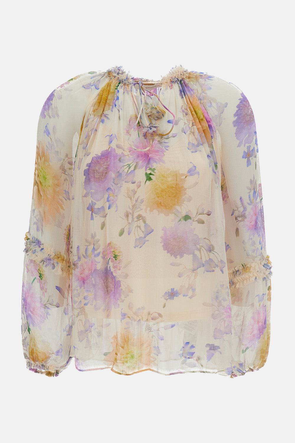 Zimmermann Women Luna Ruffle Blouse ZIMMERMANN