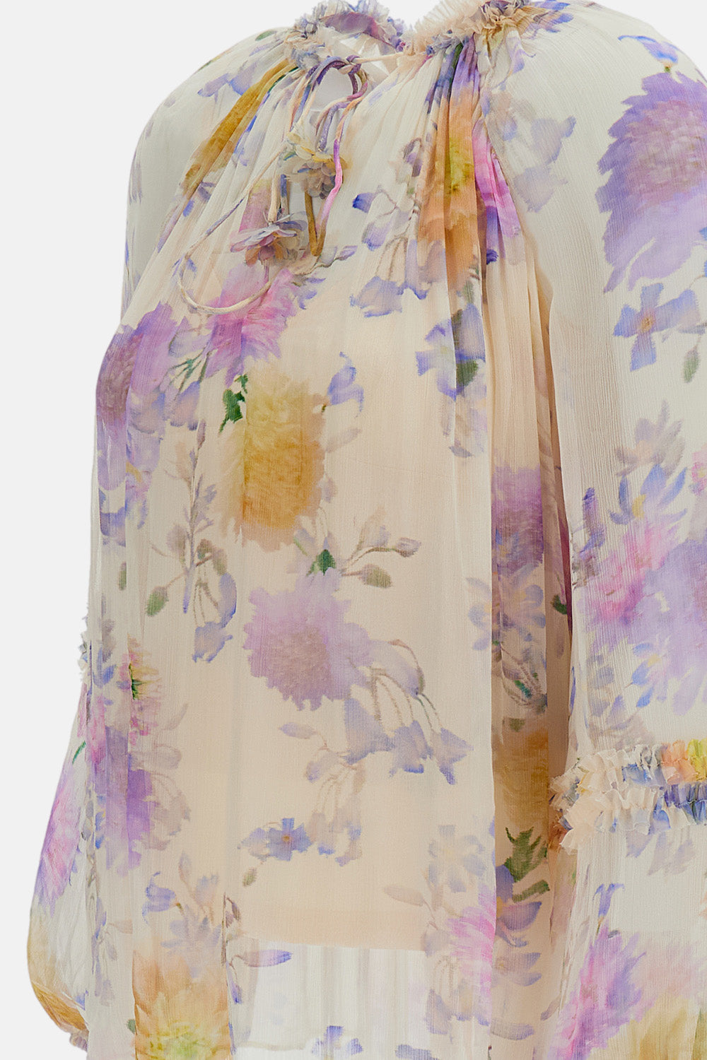 Zimmermann Women Luna Ruffle Blouse ZIMMERMANN