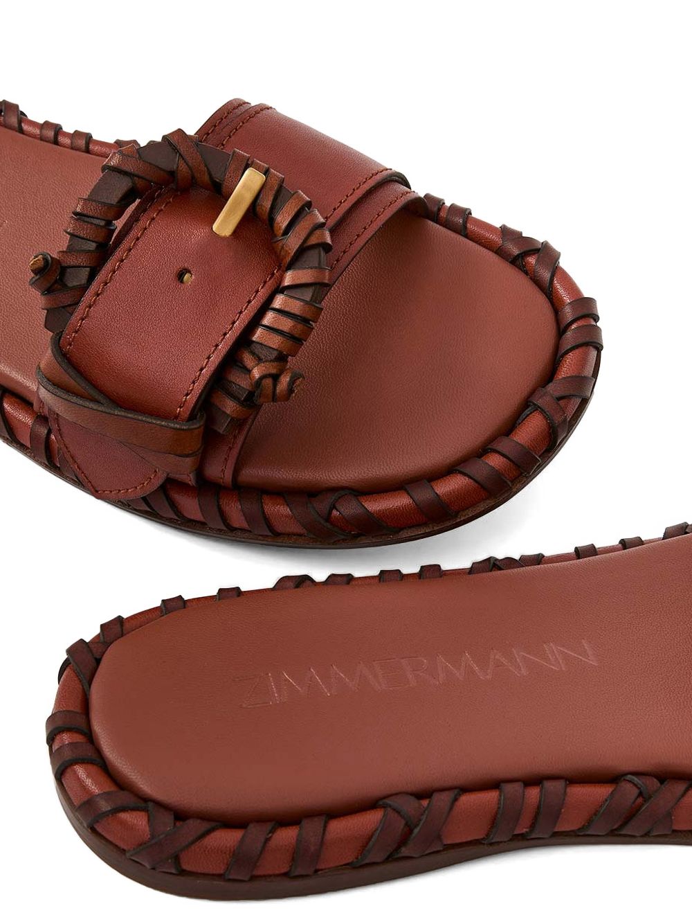 Zimmermann Women Alchemy Leather Sandals ZIMMERMANN