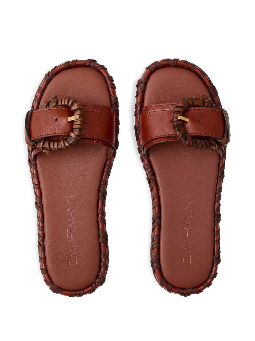 Zimmermann Women Alchemy Leather Sandals ZIMMERMANN