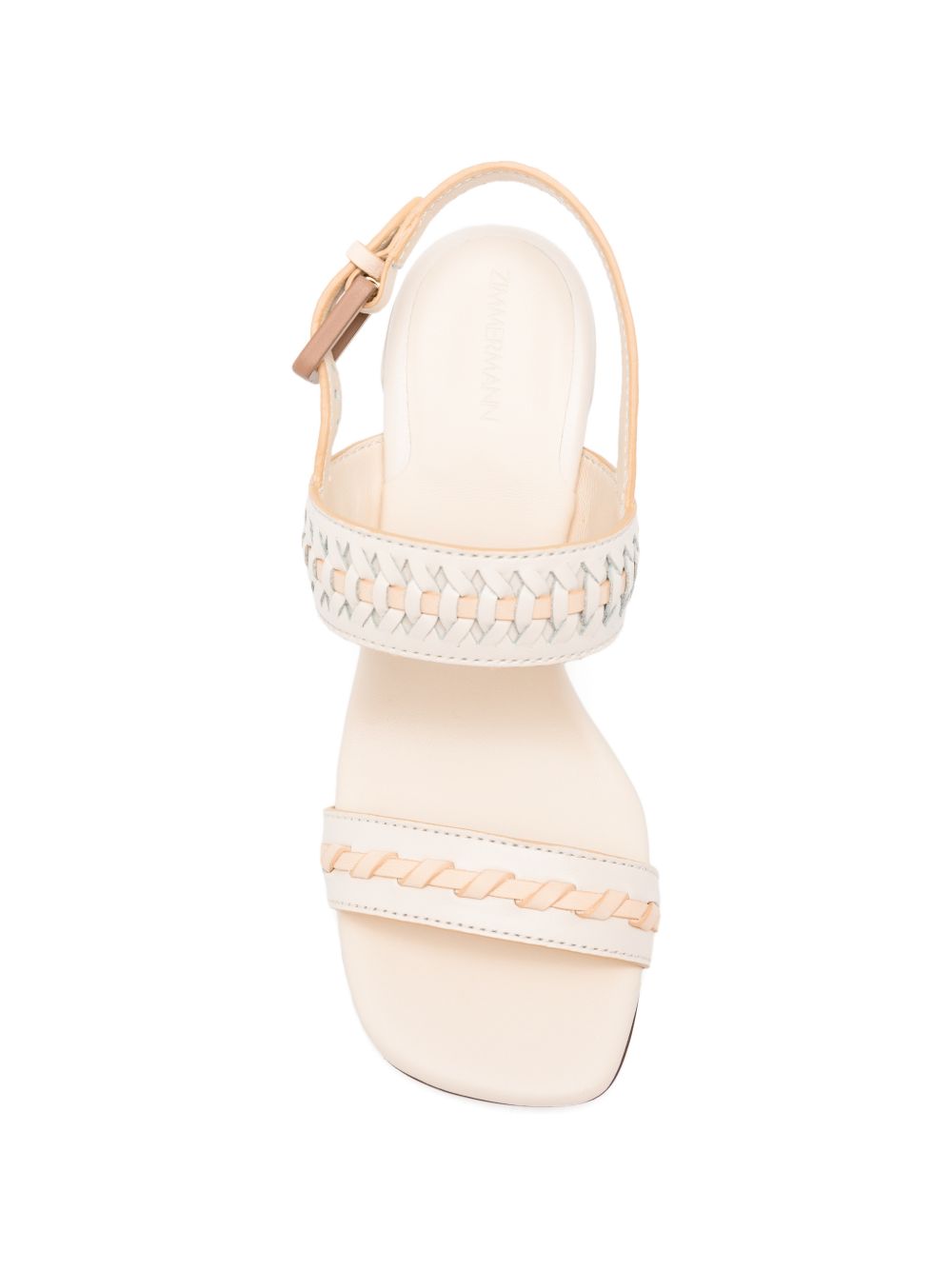 Zimmermann Women Alchemy Leather Heel Sandals ZIMMERMANN