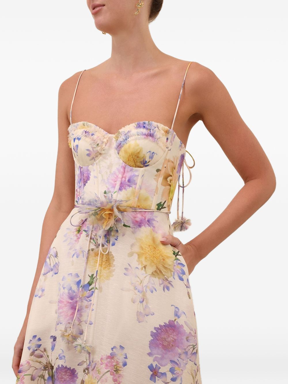 Zimmermann Women Luna Midi Dress ZIMMERMANN