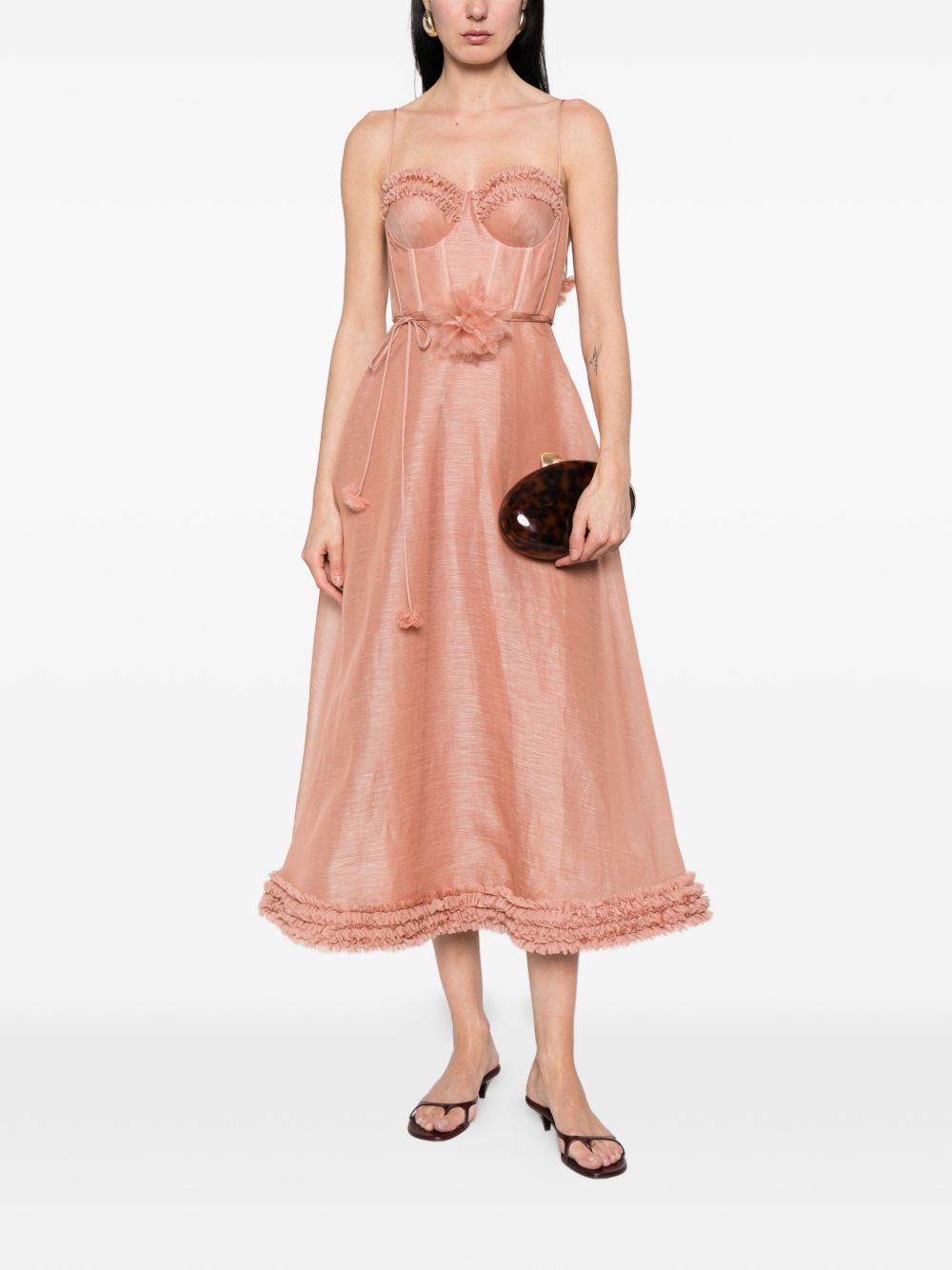 Zimmermann Women Luna Midi Dress ZIMMERMANN