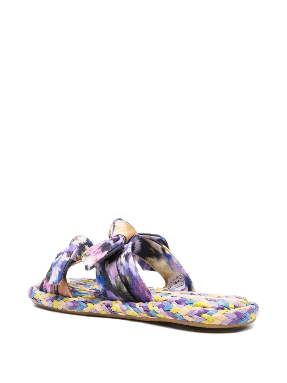 Zimmermann Women Carousel Linen Flat Sandals
