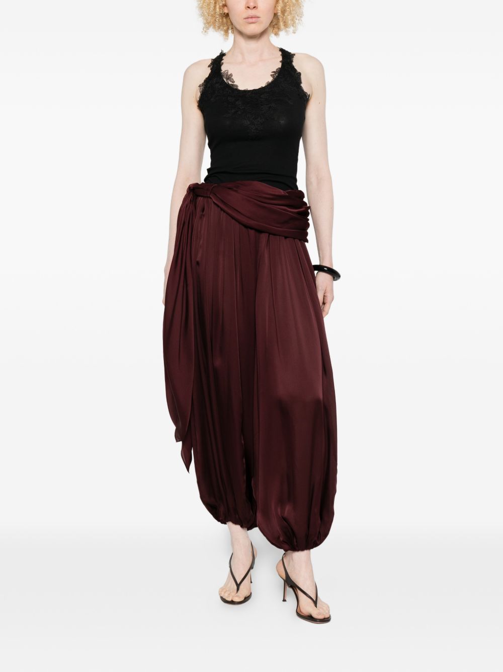 Zimmermann Women Luna Silk Trousers ZIMMERMANN