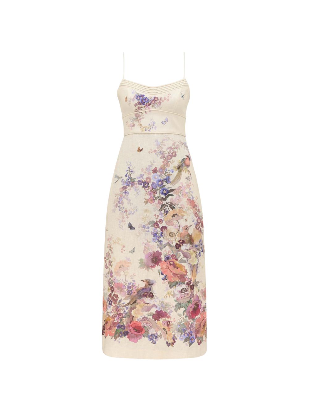 Zimmermann Women Luna Linen Long Dress ZIMMERMANN
