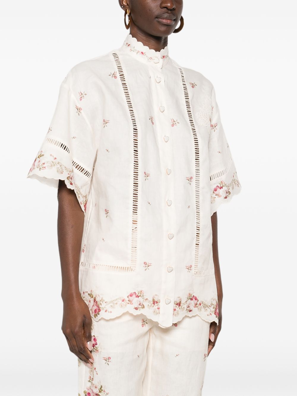 Zimmermann Women Patience Linen Shirt ZIMMERMANN