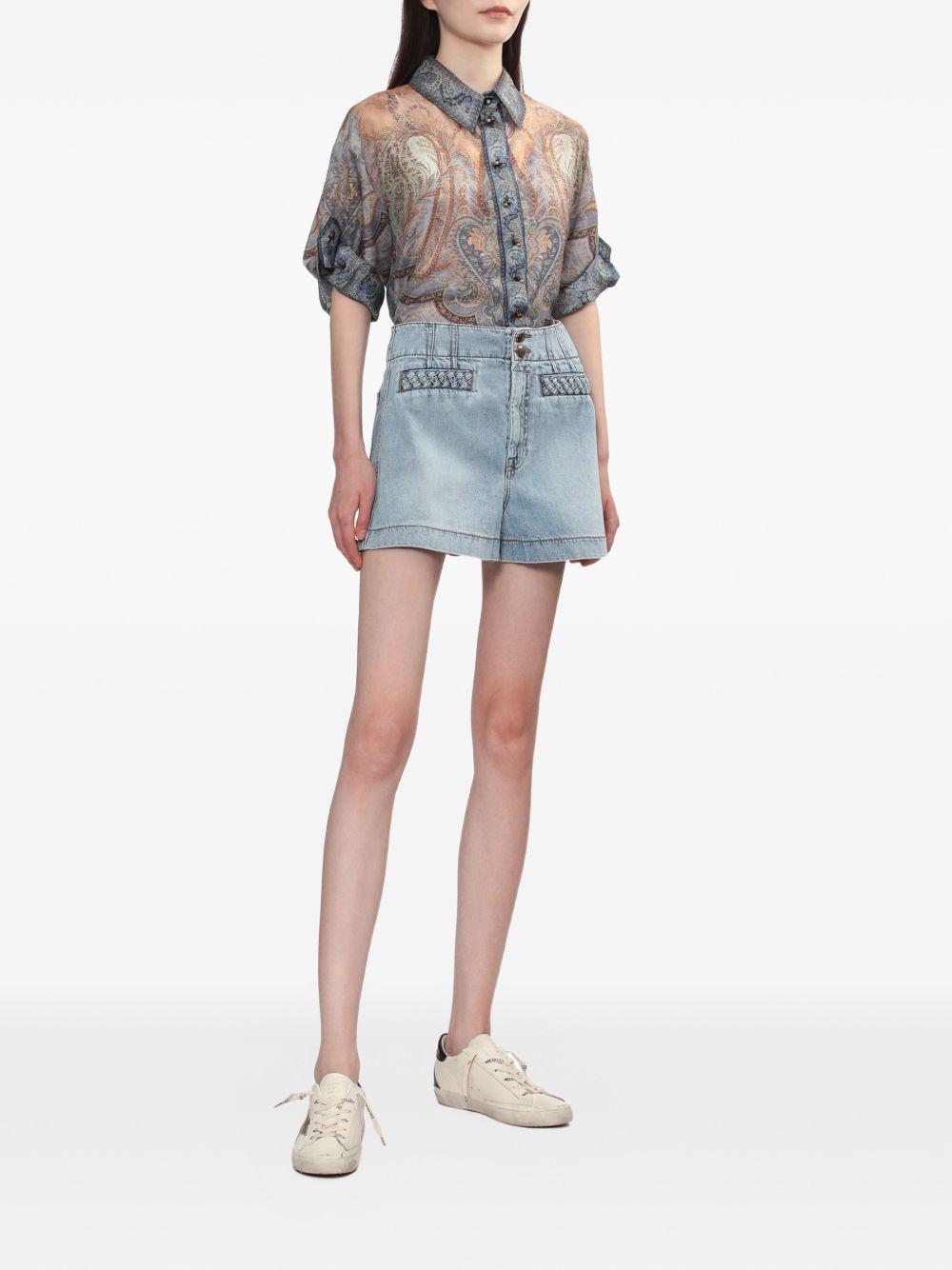 Zimmermann Women Wanderlust Silk Shirt ZIMMERMANN