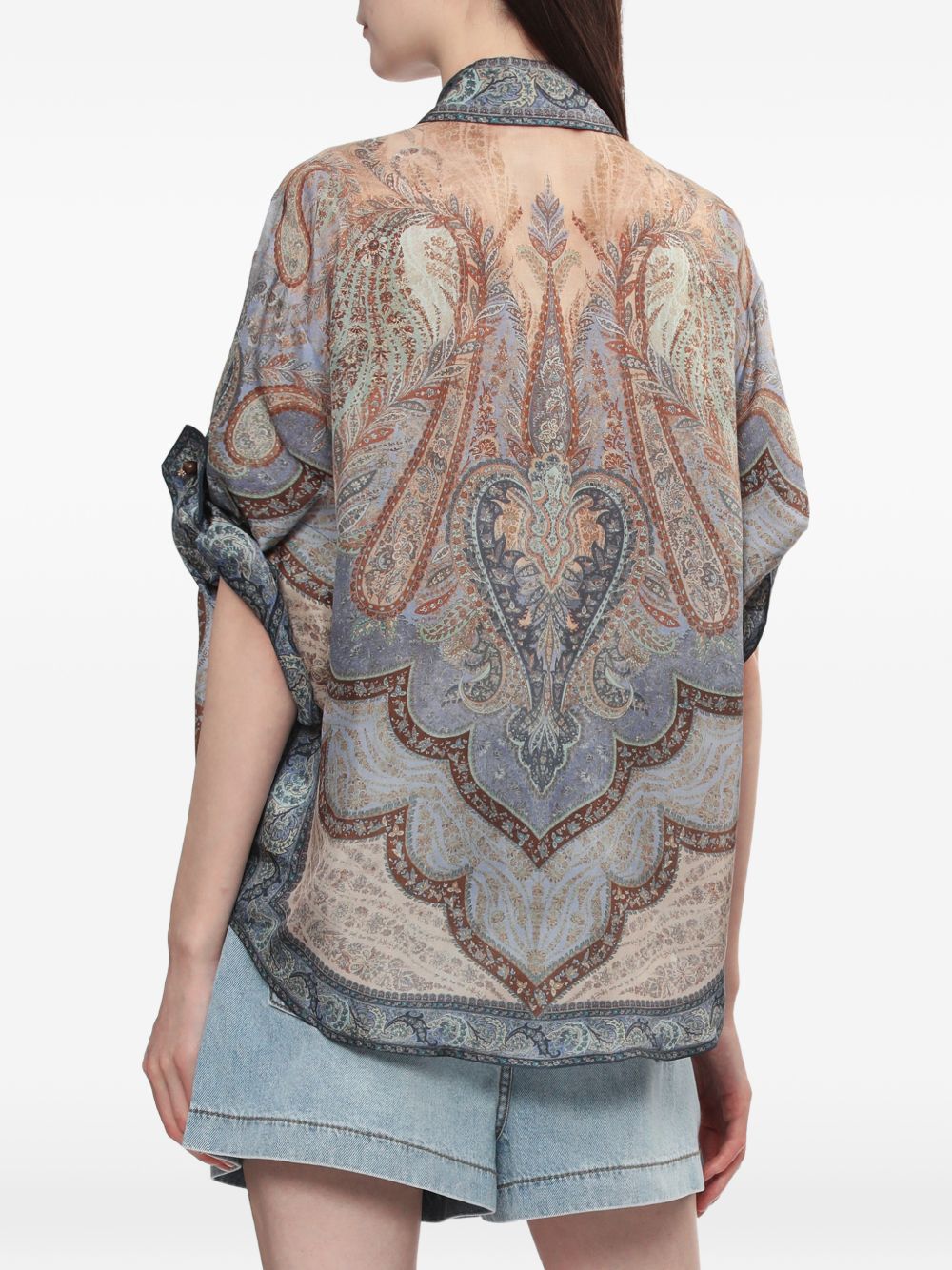 Zimmermann Women Wanderlust Silk Shirt ZIMMERMANN