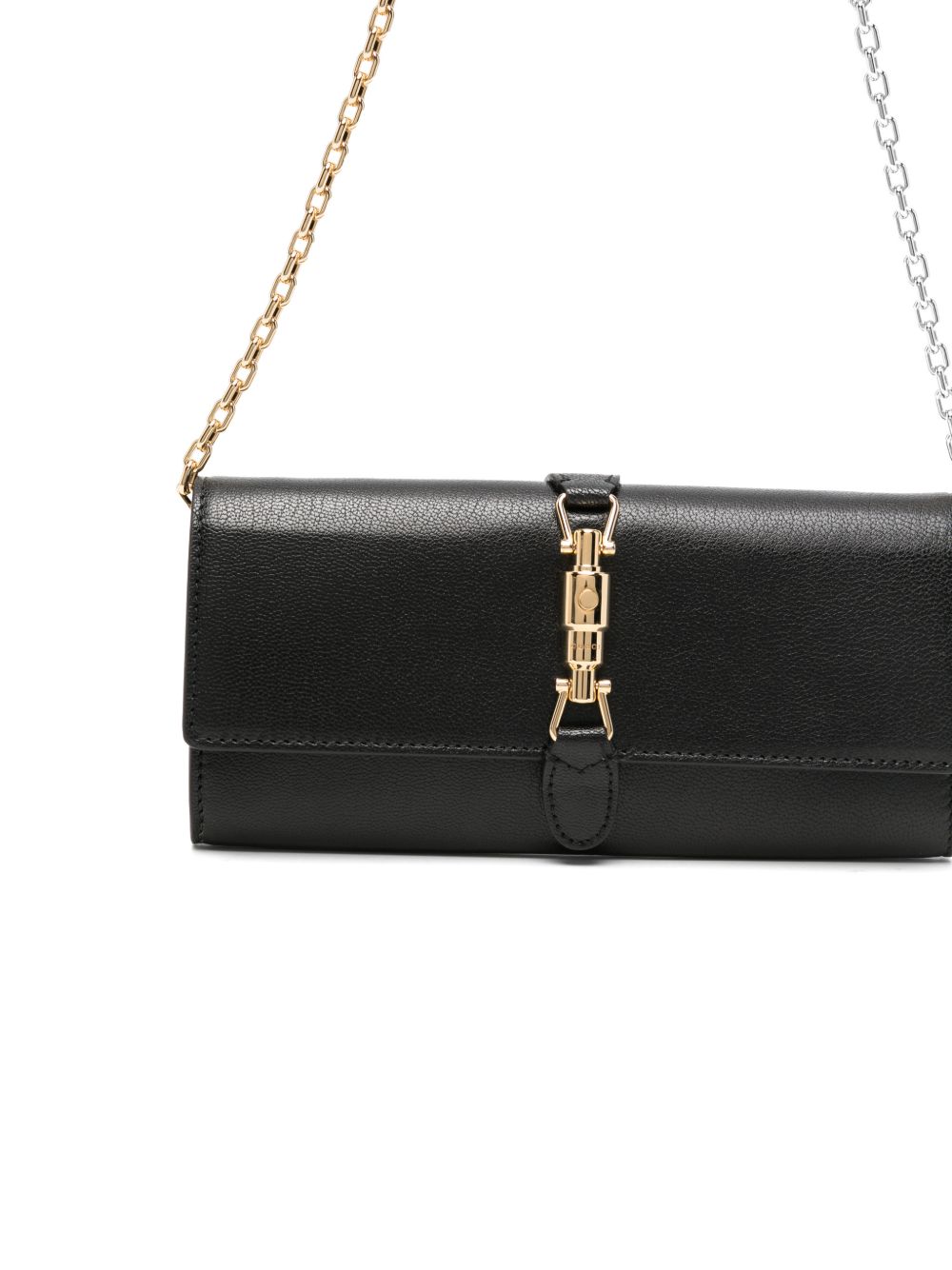 Gucci Women Gucci Jackie Leather Wallet On Chain GUCCI