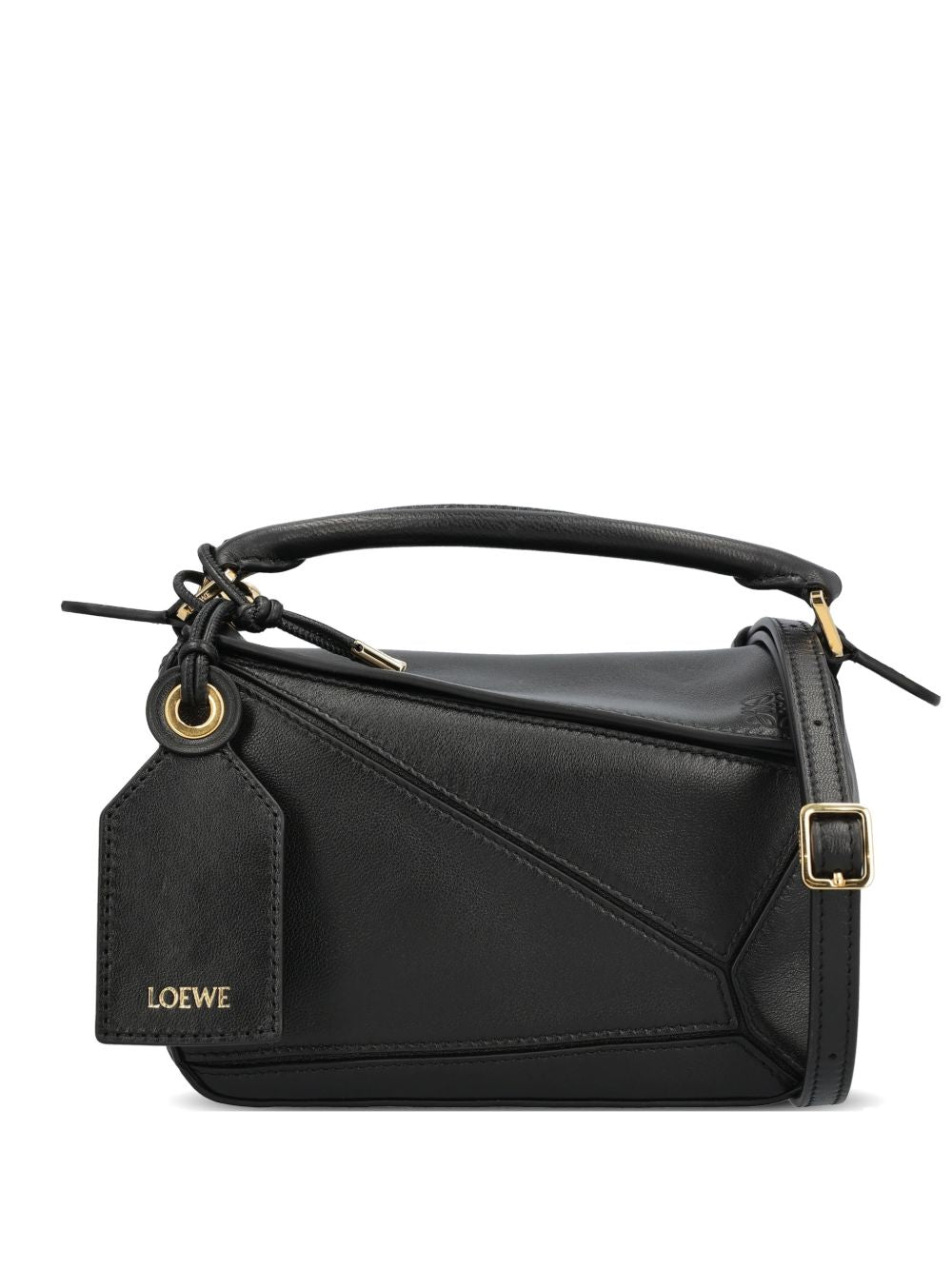 Loewe Women Puzzle Featherlight Mini Leather Handbag LOEWE