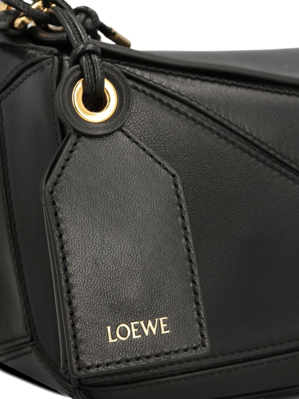 Loewe Women Puzzle Featherlight Mini Leather Handbag LOEWE