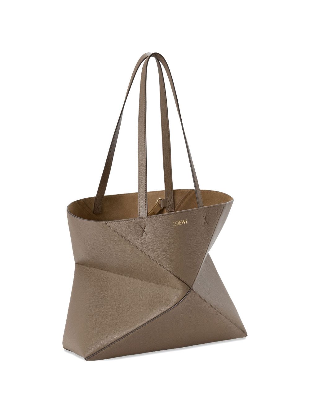 Loewe Women Puzzle Fold Medium Leather Tote LOEWE