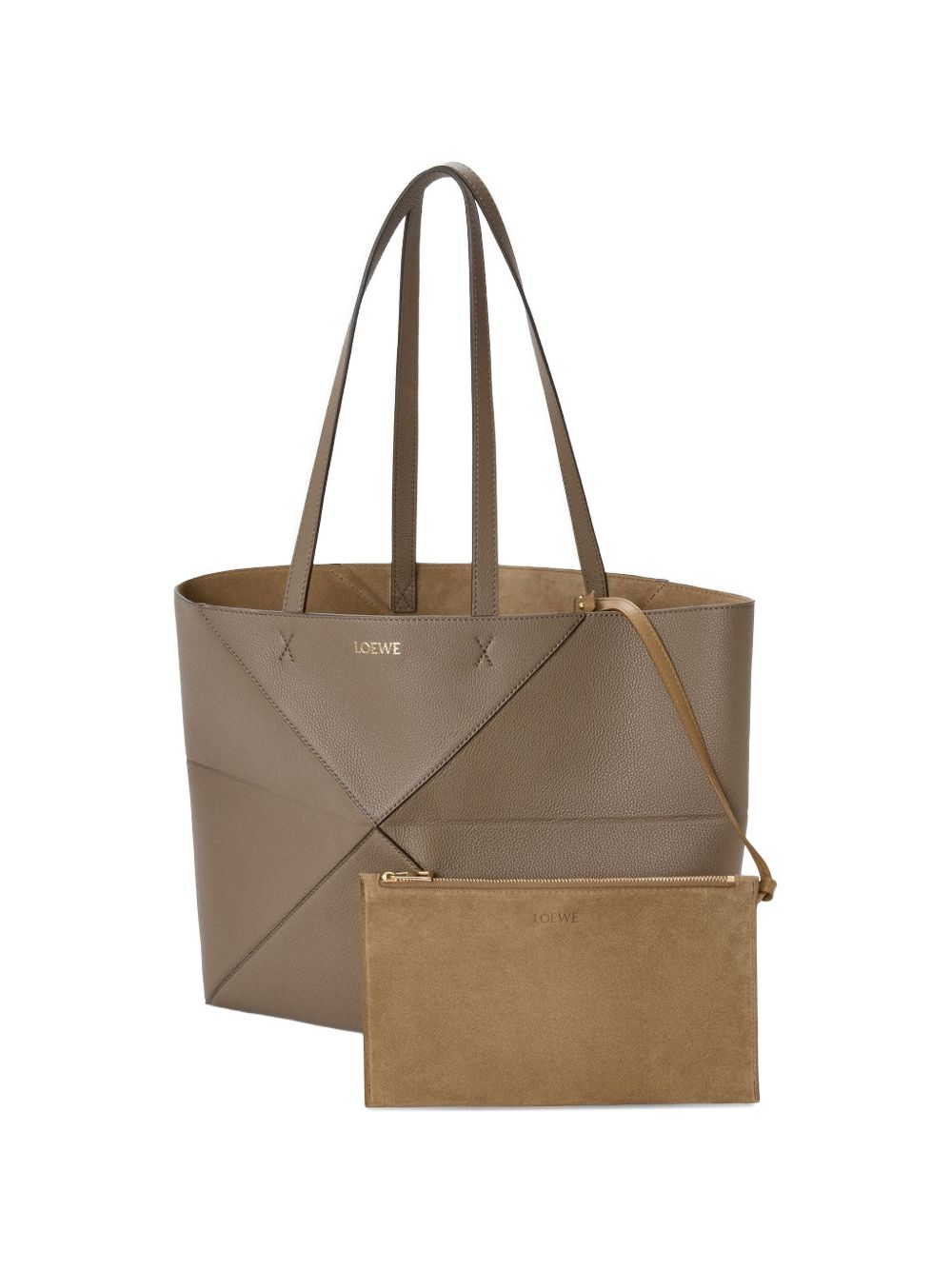 Loewe Women Puzzle Fold Medium Leather Tote LOEWE