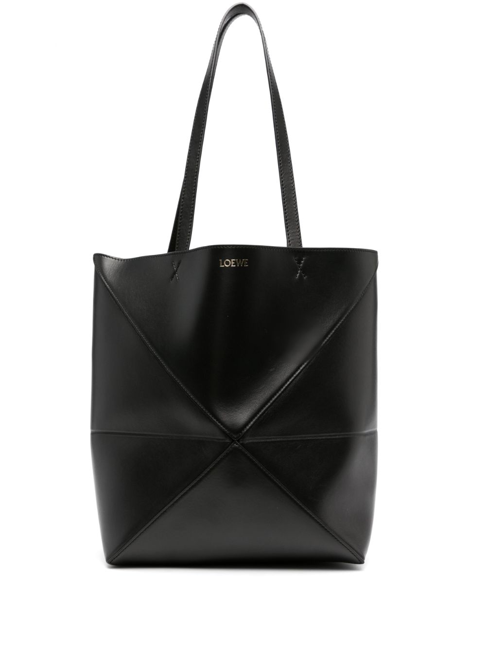 Loewe Women Puzzle Fold Medium Leather Tote LOEWE