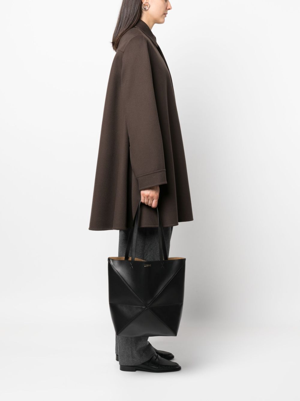 Loewe Women Puzzle Fold Medium Leather Tote LOEWE