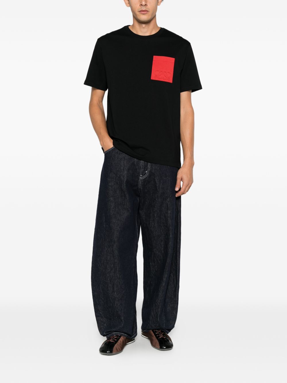 Loewe Men Logo Cotton T-Shirt LOEWE