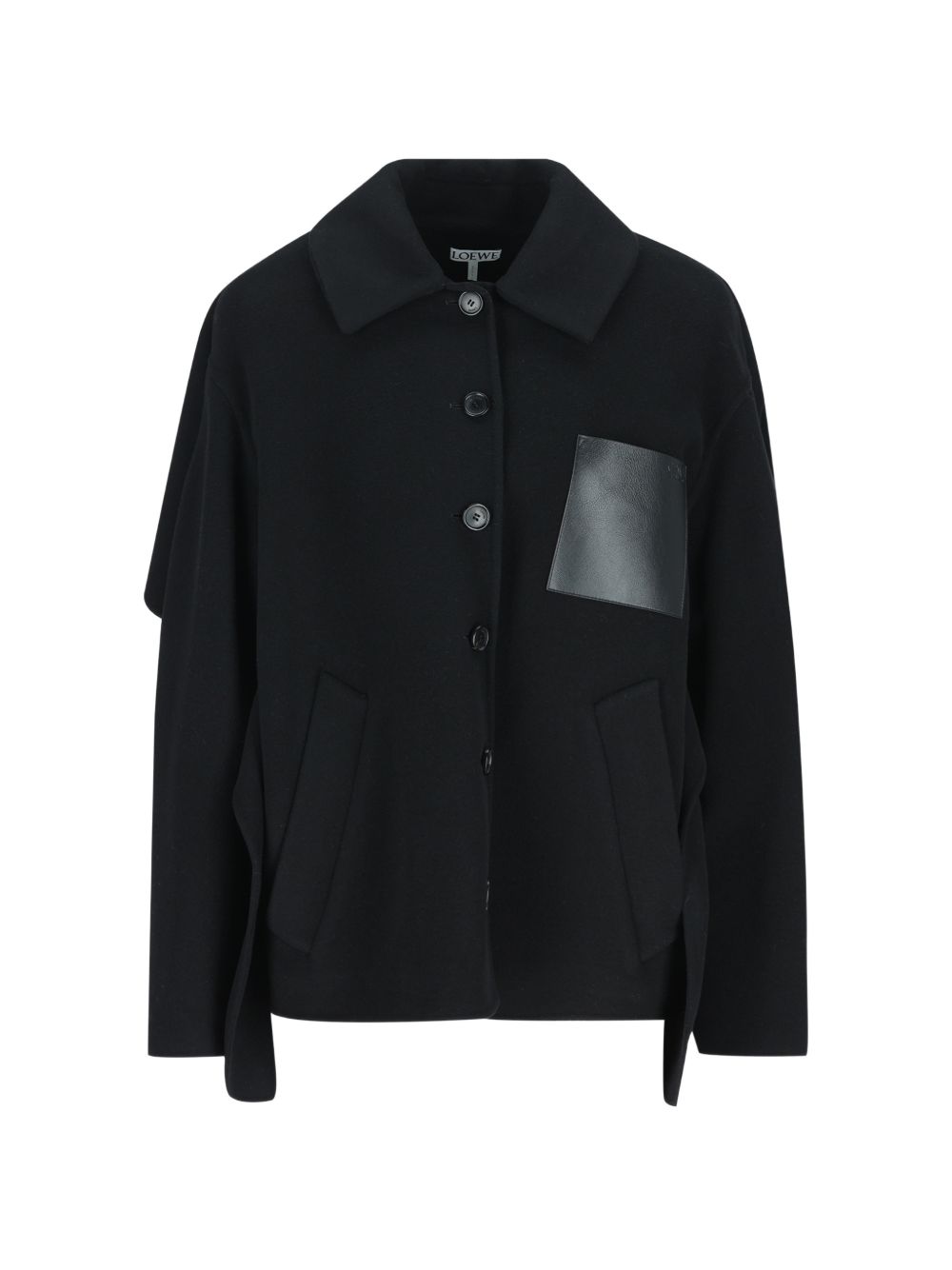 Loewe Women Wool And Cashmere Cape LOEWE