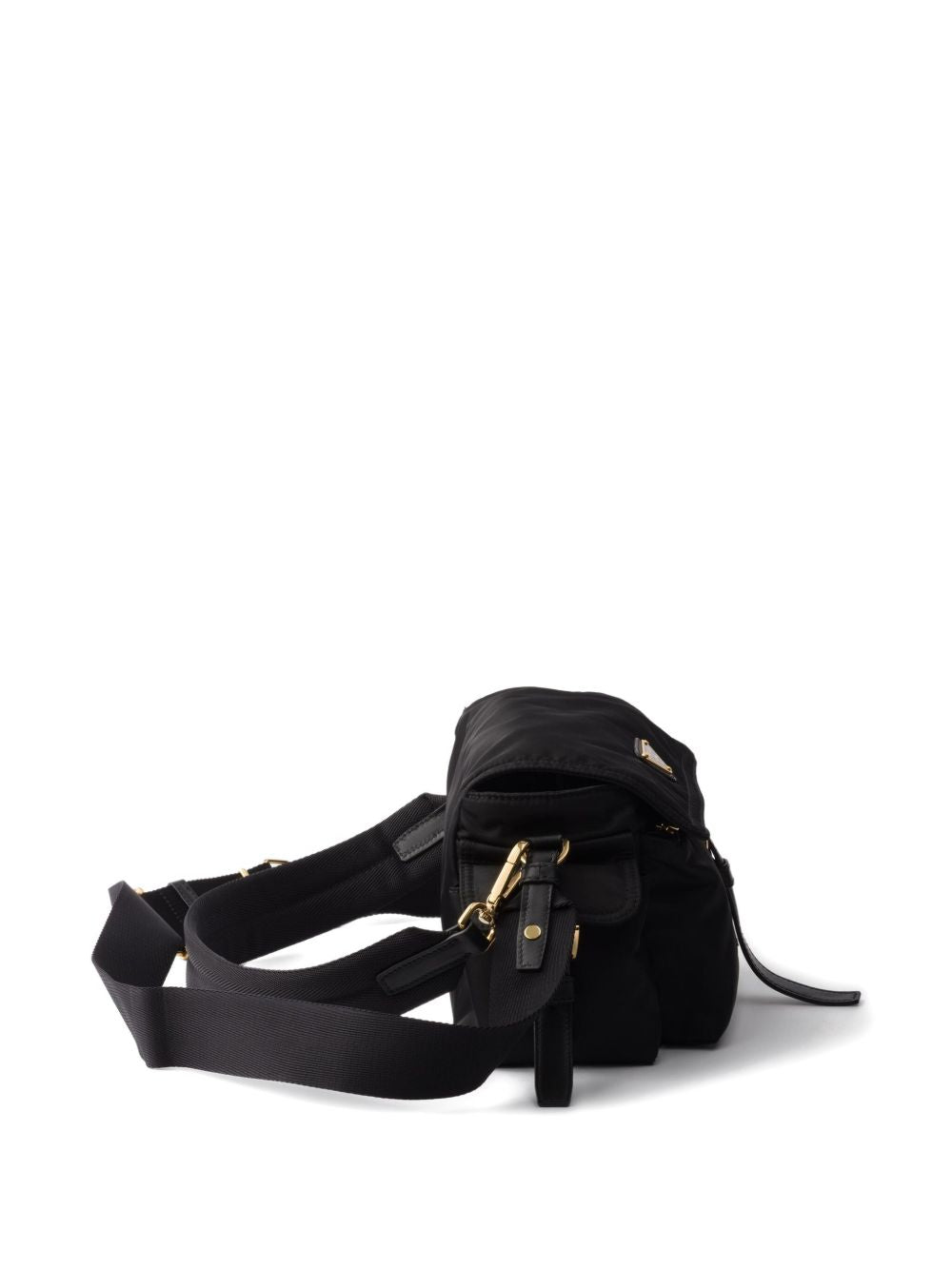 Prada Women Prada Explore Re-Nylon And Leather Shoudler Bag PRADA
