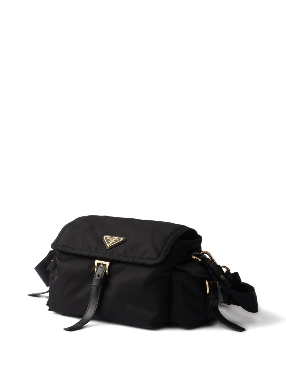 Prada Women Prada Explore Re-Nylon And Leather Shoudler Bag PRADA