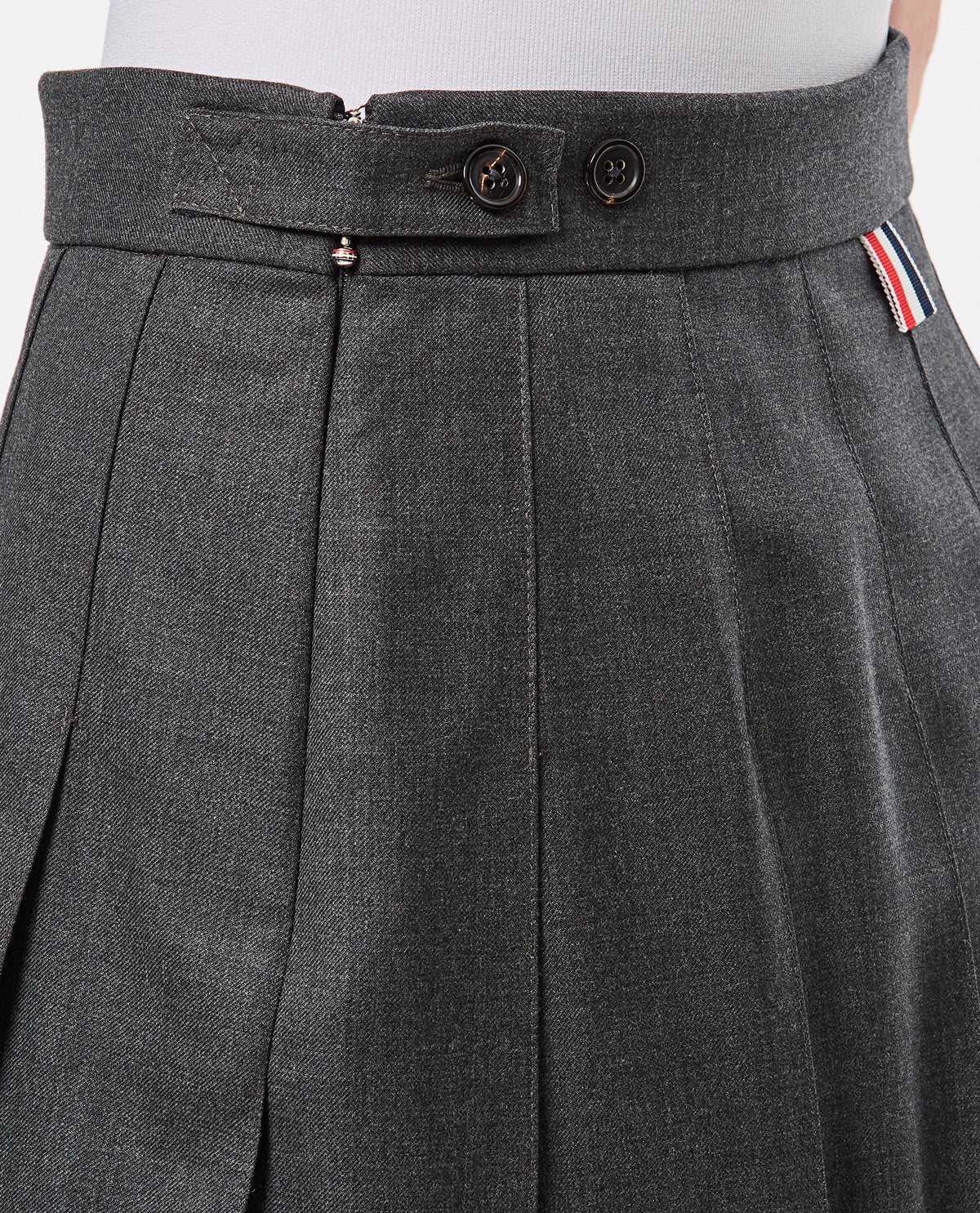 Thom Browne Women Pleated Mini Skirt THOM BROWNE