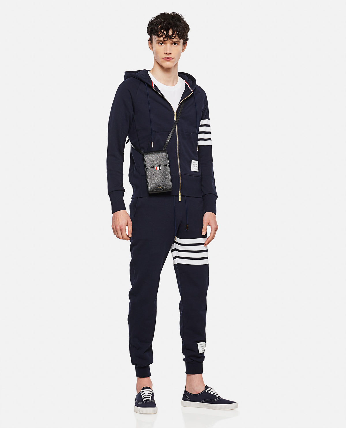 Thom Browne Men Classic Zip Hoodie THOM BROWNE