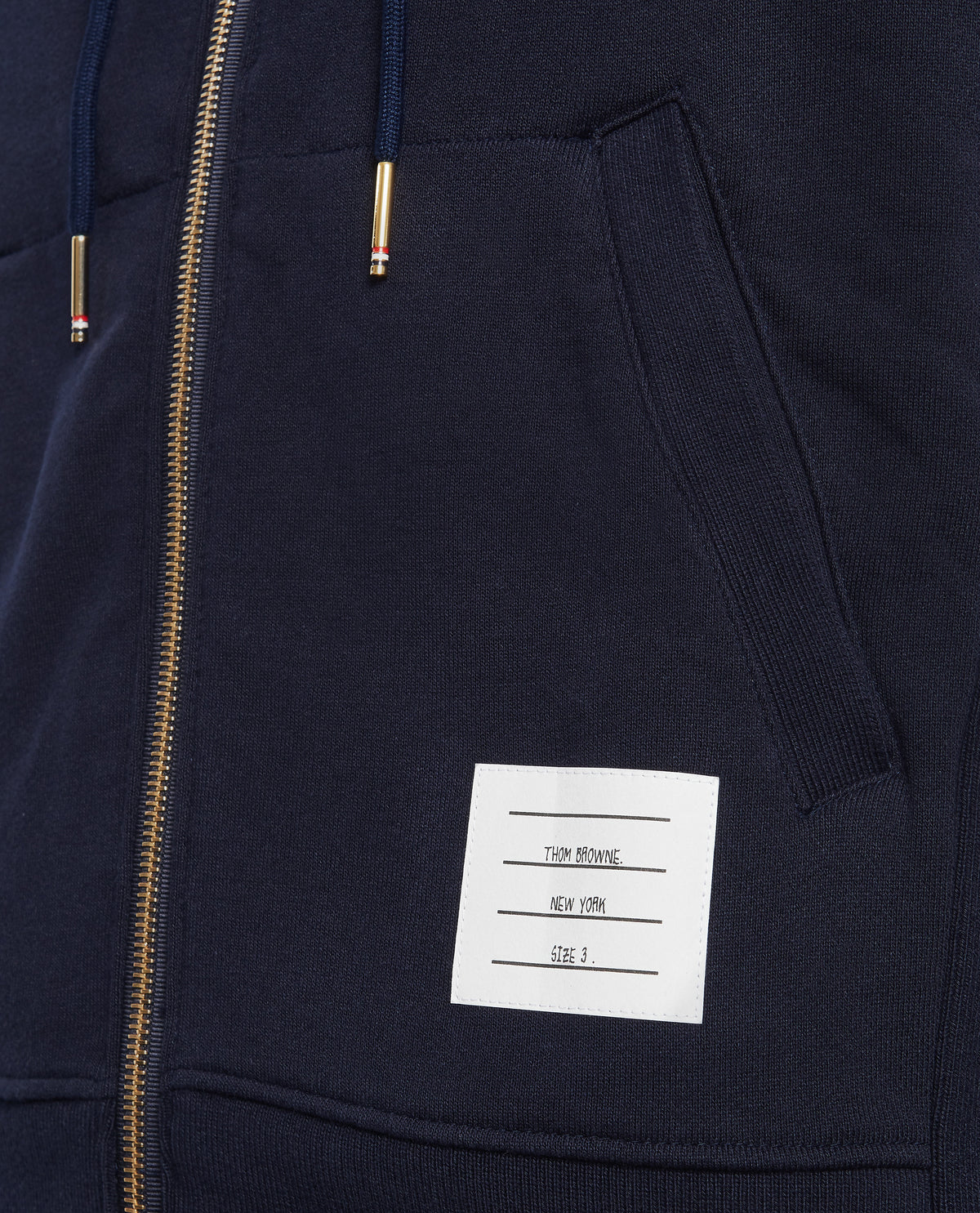 Thom Browne Men Classic Zip Hoodie THOM BROWNE
