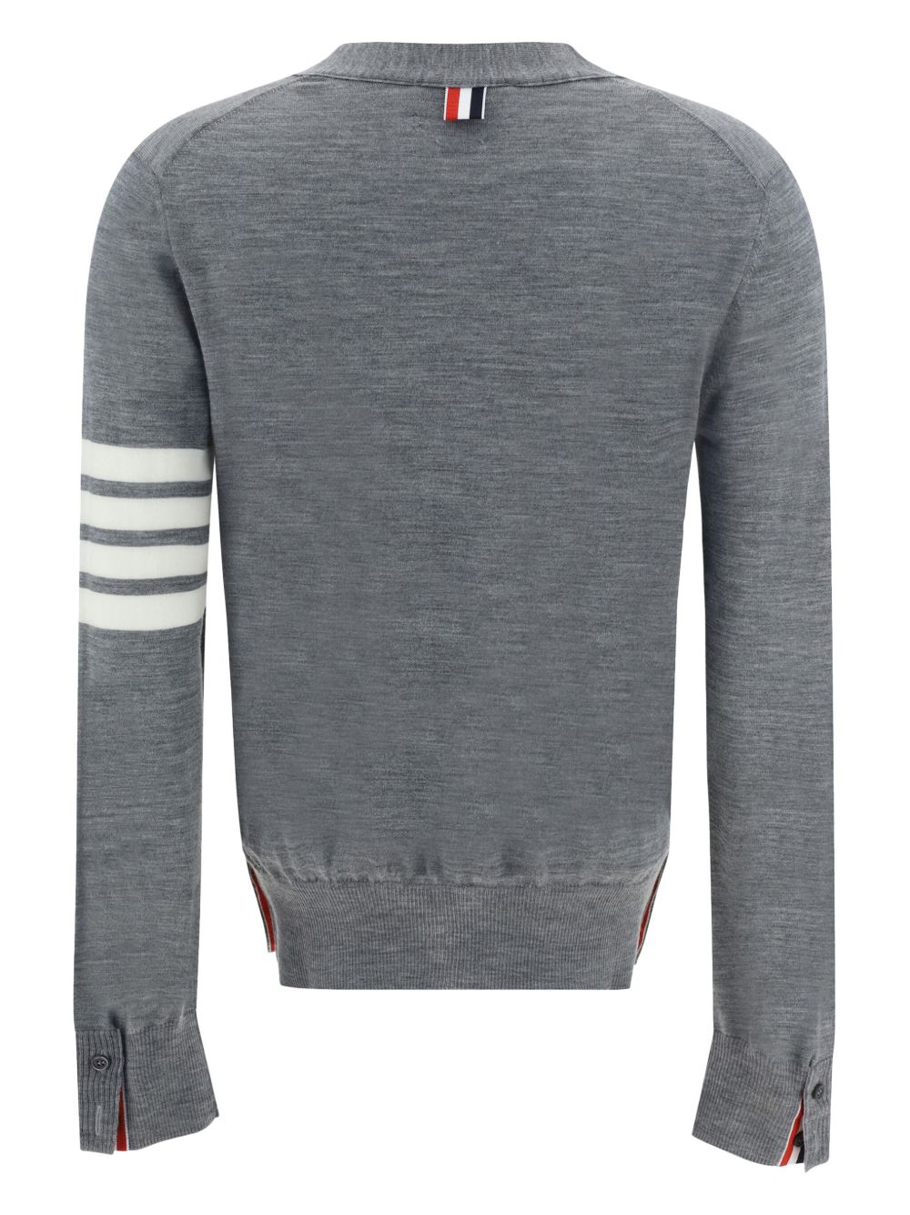 Thom Browne Women 4Bar Cotton Cardigan THOM BROWNE