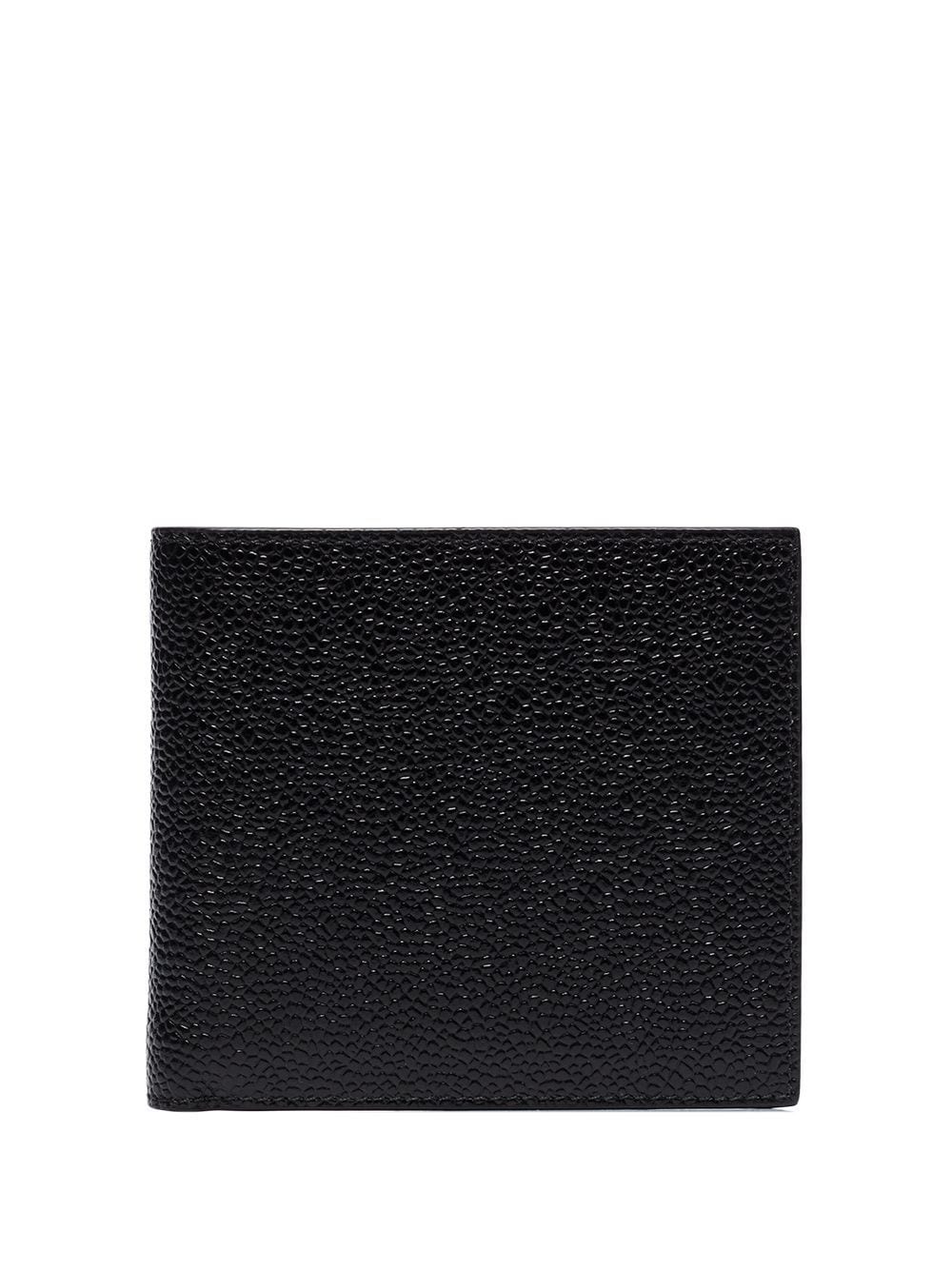 Thom Browne Men Leather Bifold Wallet THOM BROWNE