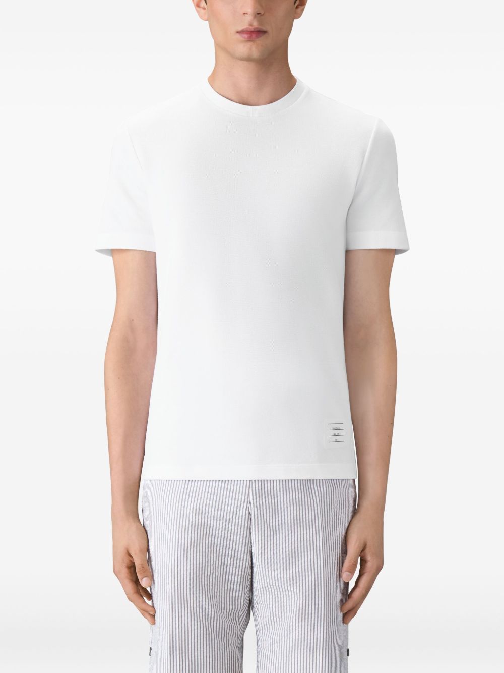 Thom Browne Men 4Bar Cotton T-Shirt THOM BROWNE