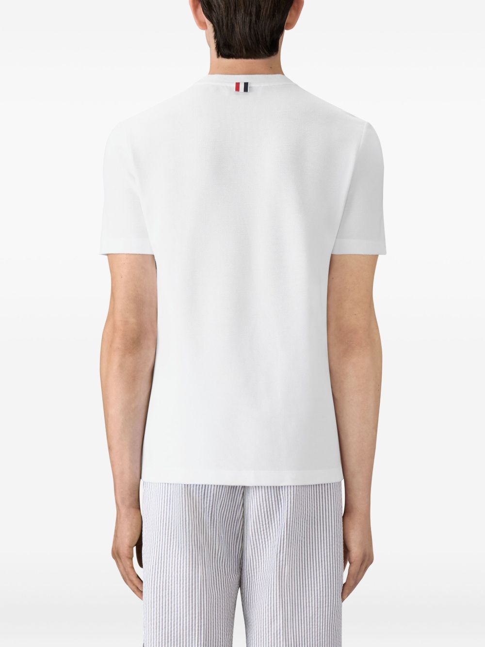 Thom Browne Men 4Bar Cotton T-Shirt THOM BROWNE